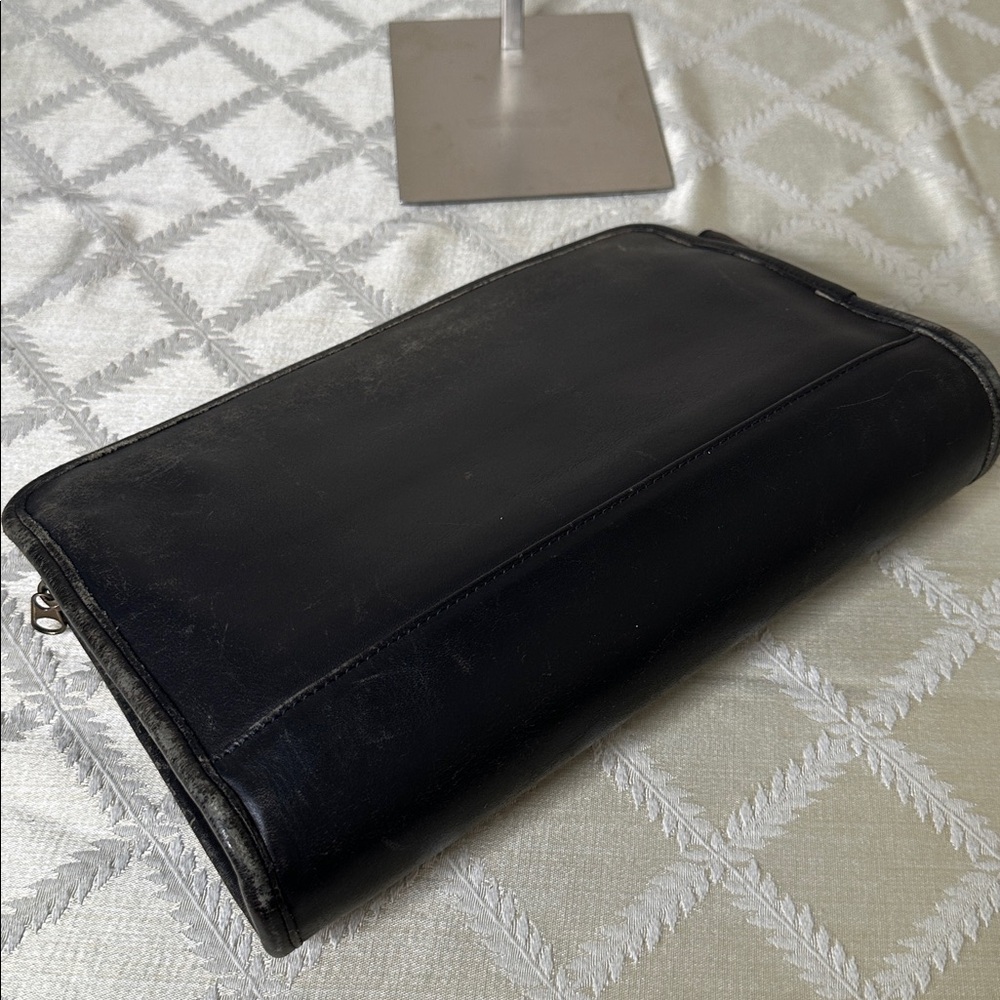 Coach Black Leather Clutch Bag - Picture 6 of 9